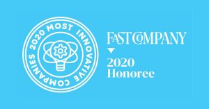 Fast Company most innovative companie's list 2020 logo